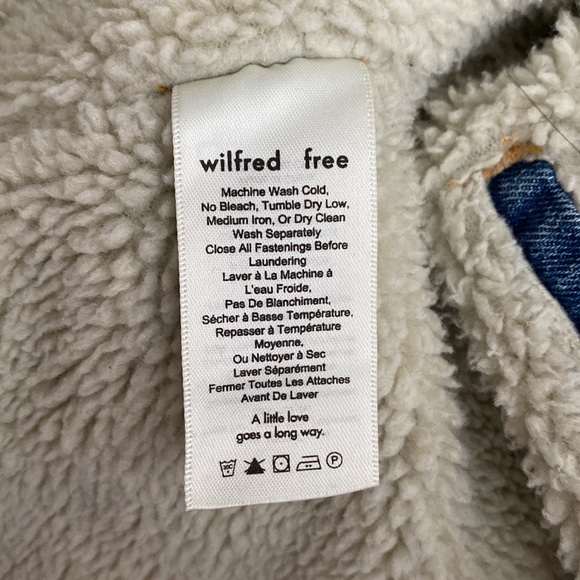 Aritzia Sherpa Denim Jacket - Picture 6 of 8